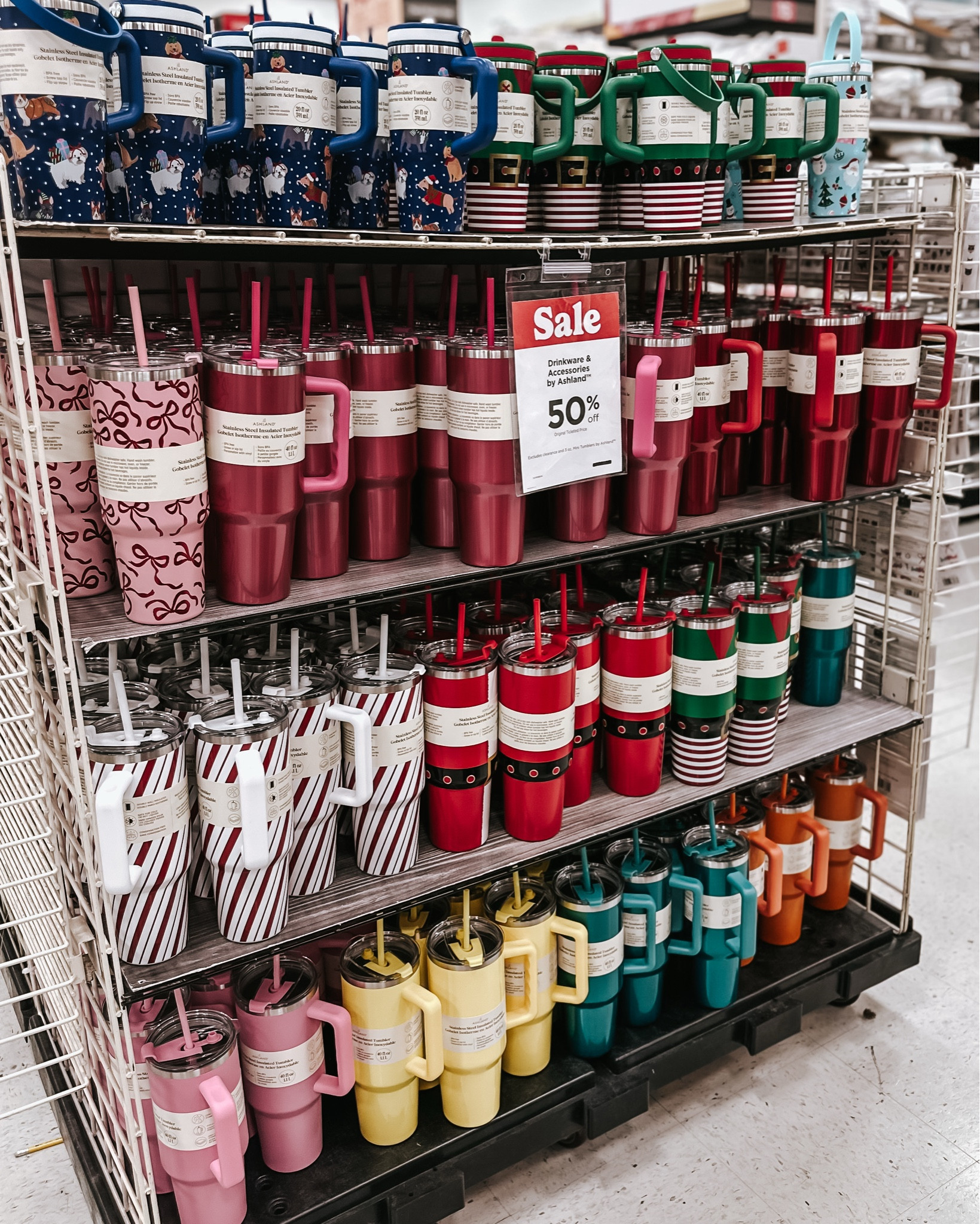 TUMBLER SALE!!! At Michael’s 😍😍
$7.99-$9.99

#tumbler #cup #holiday #elf #santa #sale #clearance #ghosts #web #halloween 