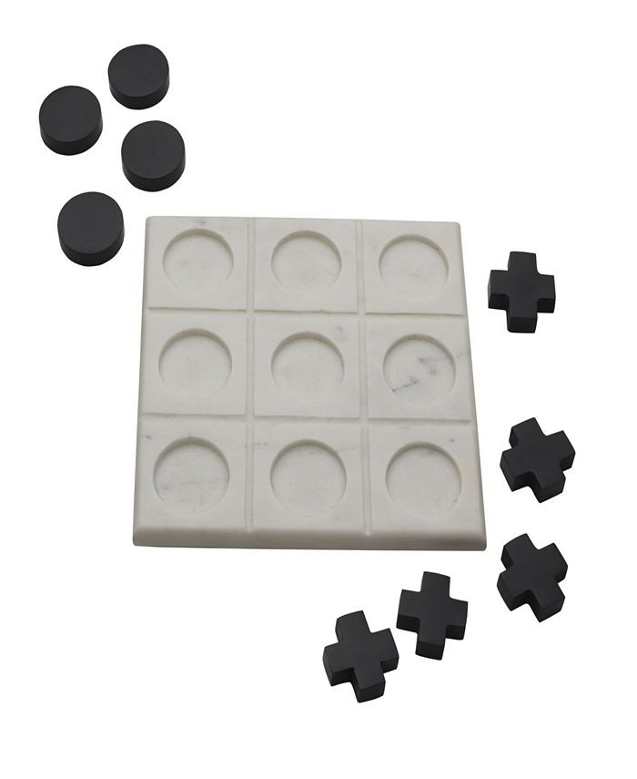 Drew & Jonathan Home Marble Tic Tac Toe Game & Reviews - Macy's | Macys (US)