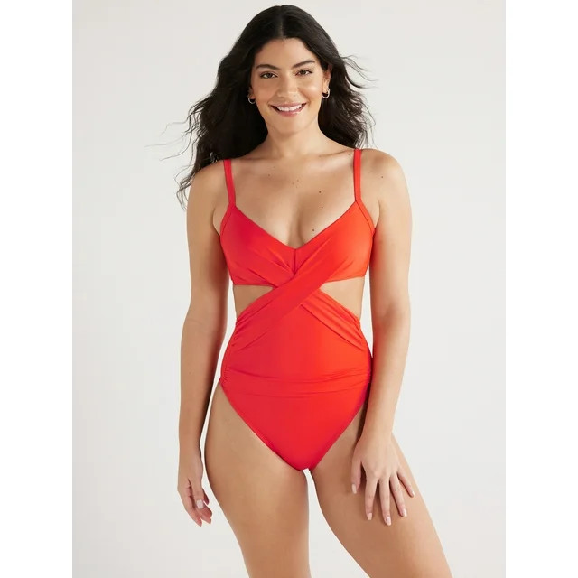 Sofia by Sofia Vergara Women's and Plus Antonella One Piece Swimsuit, Sizes XS-3X | Walmart (US)