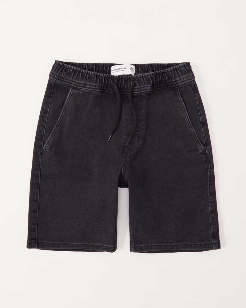 denim pull-on shorts | Abercrombie & Fitch (US)