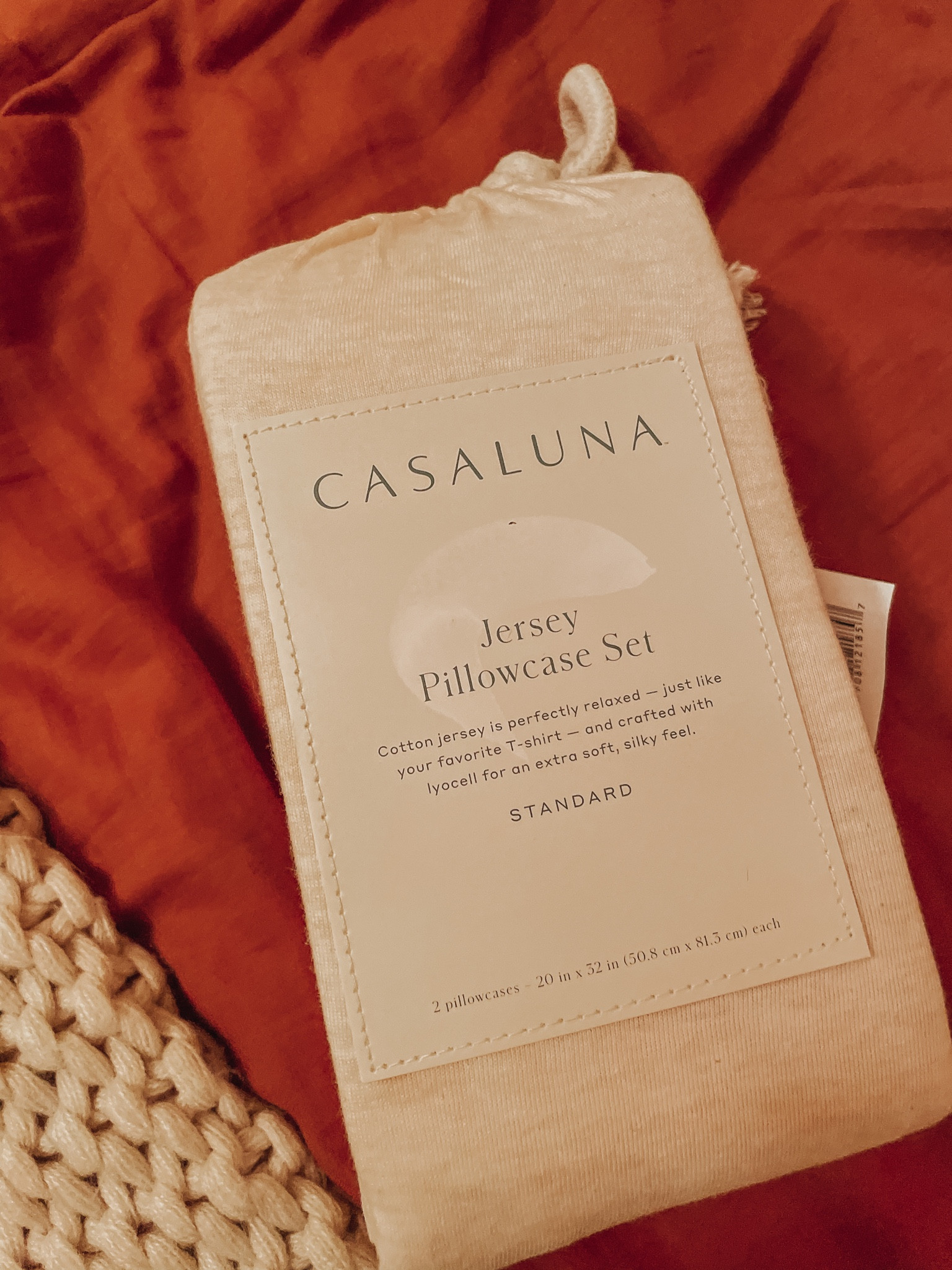 Possibly the softest material I’ve ever felt! 
I’m obsessed with all thing casaluna from target 🤍🤎🧡

#LTKFind #LTKGiftGuide #LTKhome