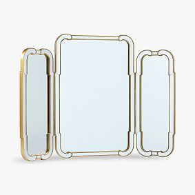 Wicked Trifold Vanity Mirror (37"x26") | Pottery Barn Teen