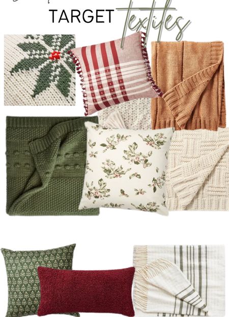 My favourite holiday finds at Target: blankets and textiles! 

#LTKHoliday #LTKSeasonal #LTKhome