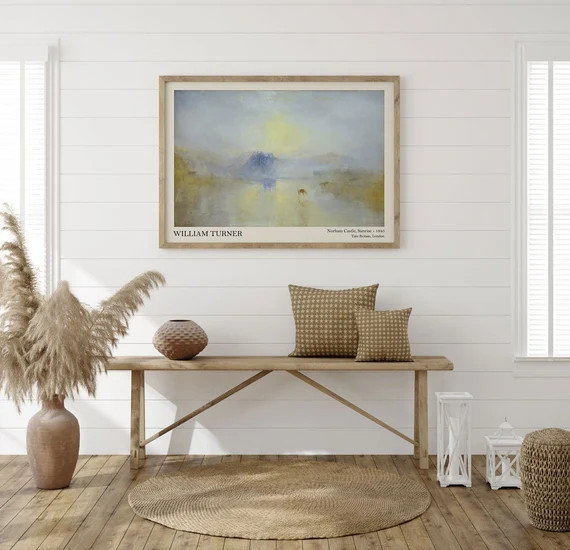 William Turner Prints  Norham Castle Sunrise  JMW Turner | Etsy | Etsy (US)