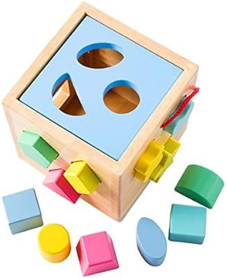 Babe Rock Shape Sorter Toddler Toy Classic Wooden Toy for Baby Boys & Girls Learning Educational ... | Amazon (US)