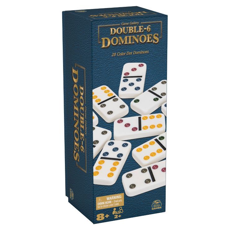 Game Gallery Double 6 Color Dot Dominoes | Target