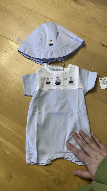 Cutest little sailboat onesie for my newborn baby boy from the Feltman Brothers

#LTKBaby #LTKKids #LTKFindsUnder100