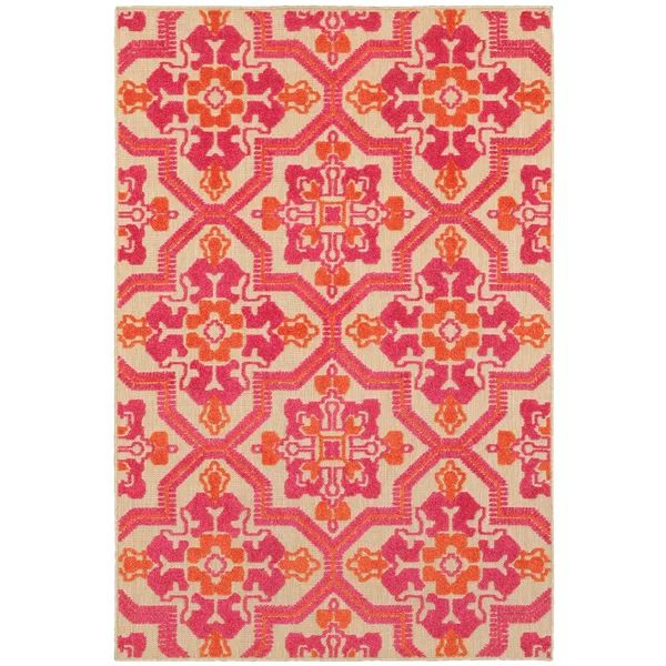 Laub Pink/Orange/Beige Rug | Wayfair North America