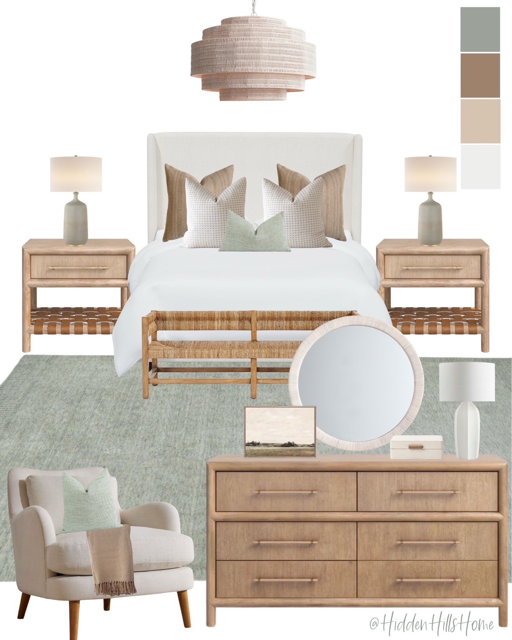Primary bedroom mood board, modern transitional bedroom design inspo, coastal master bedroom mood board #bedroom 


#LTKSeasonal #LTKSaleAlert #LTKHome