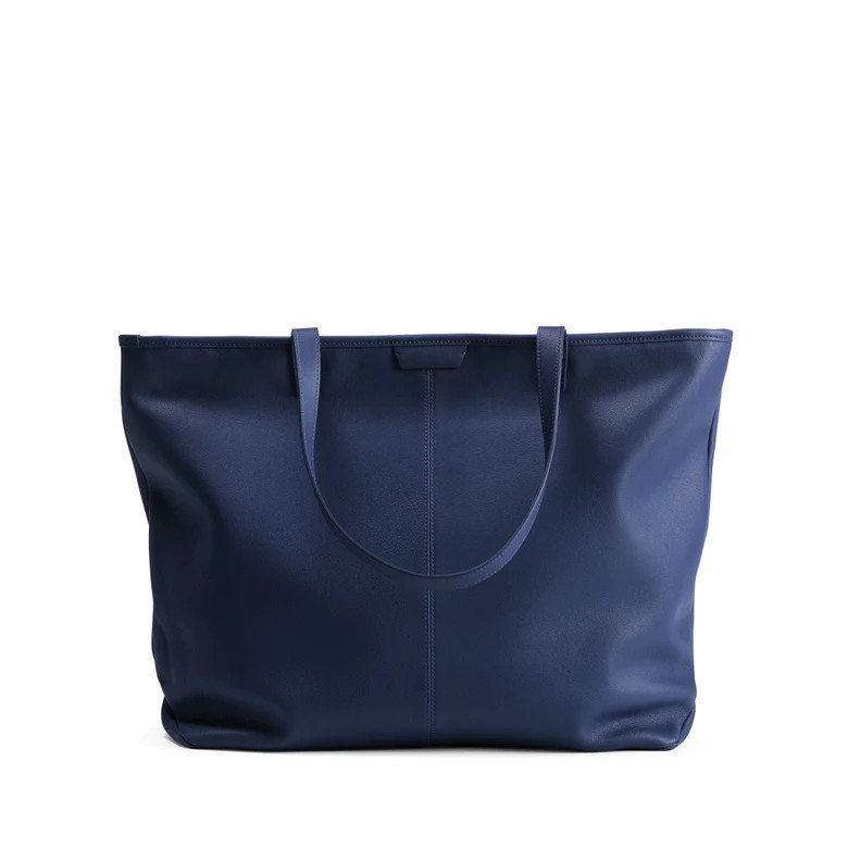 Large Zippered Downtown Tote | Leatherology