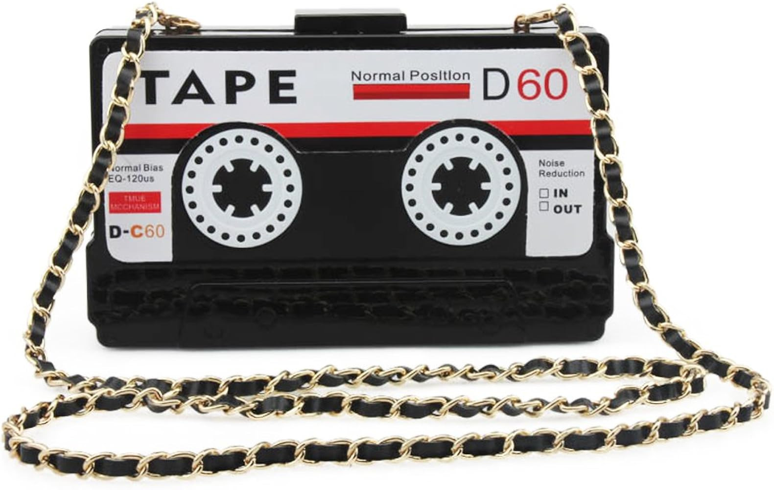 Ynport Novelty Cassette Tape Purses for Women Vintage Acrylic Recorder Shaped Banquet Evening Clu... | Amazon (US)