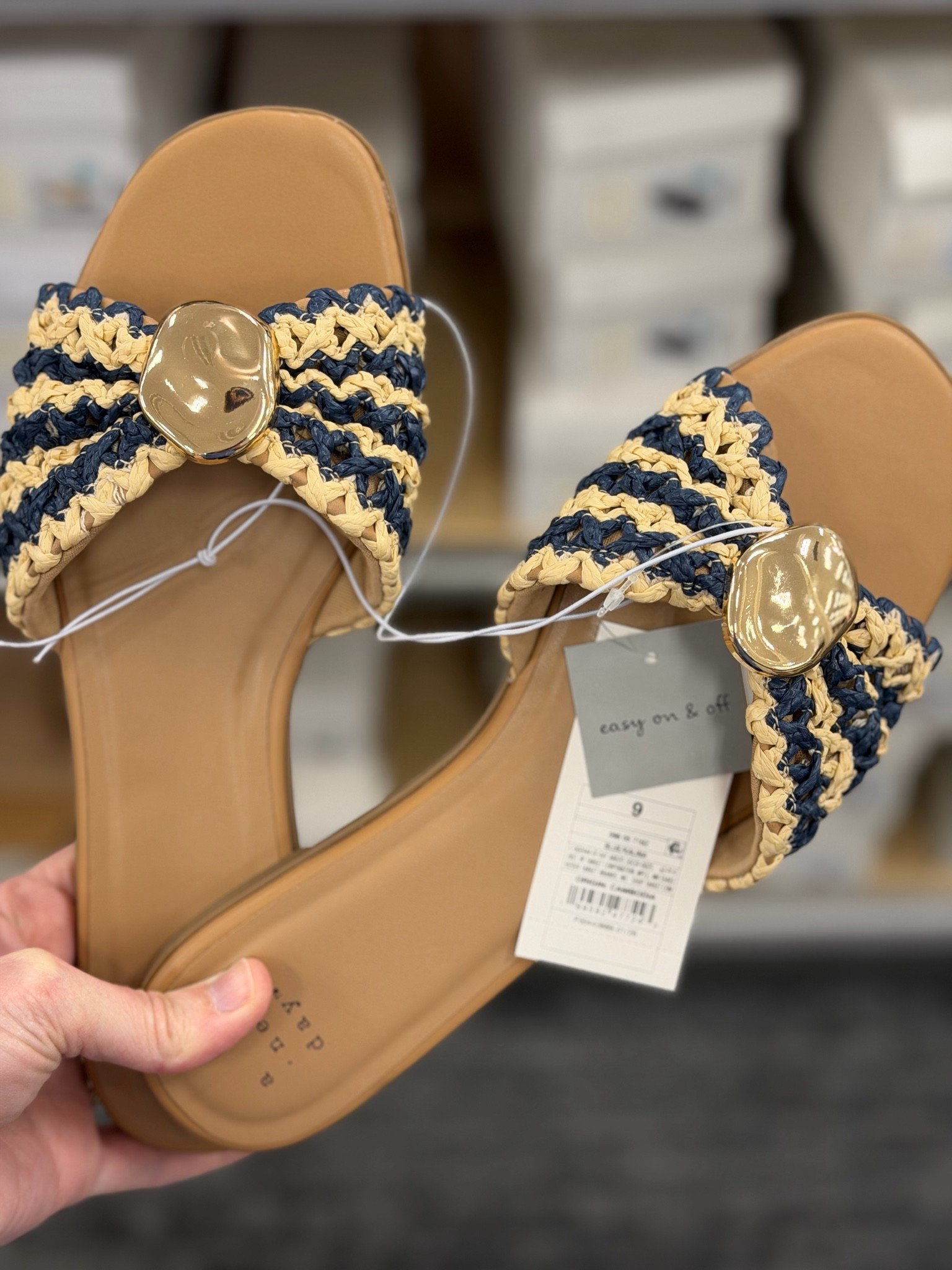 Loving these sandals. The gold button detail is 👌. #target #targetambassador