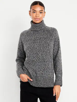SoSoft Turtleneck Tunic Sweater | Old Navy (US)