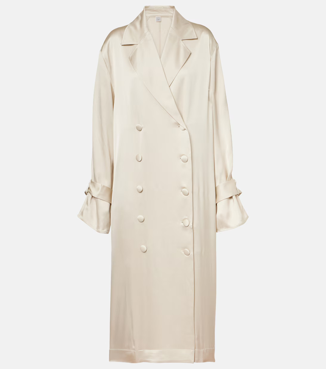 Satin trench dress | Mytheresa (INTL)