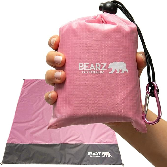 BEARZ Outdoor Pocket Blanket - Waterproof Picnic Blanket, Lightweight Travel Blanket, Picnic Blan... | Amazon (US)