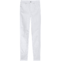 M&S Womens Ivy Supersoft High Waisted Skinny Jeans - 8LNG - Soft White, Soft White,Light Indigo Mix, | Marks & Spencer (UK)