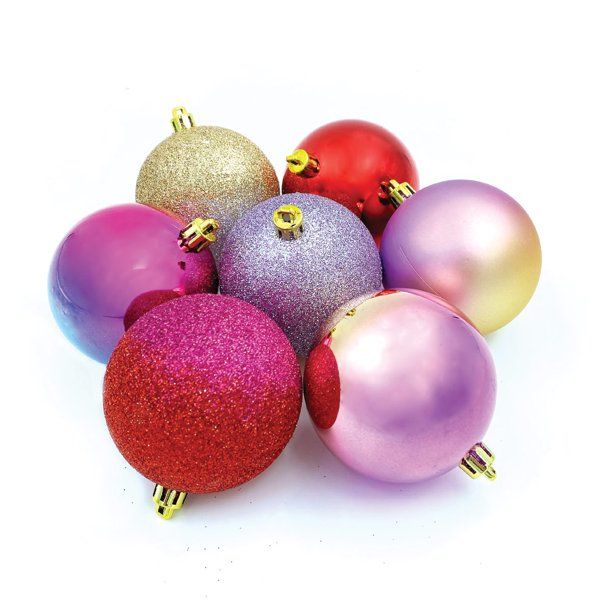 Packed Party Shatterproof Ornaments, 11.81", 25 Count - Walmart.com | Walmart (US)