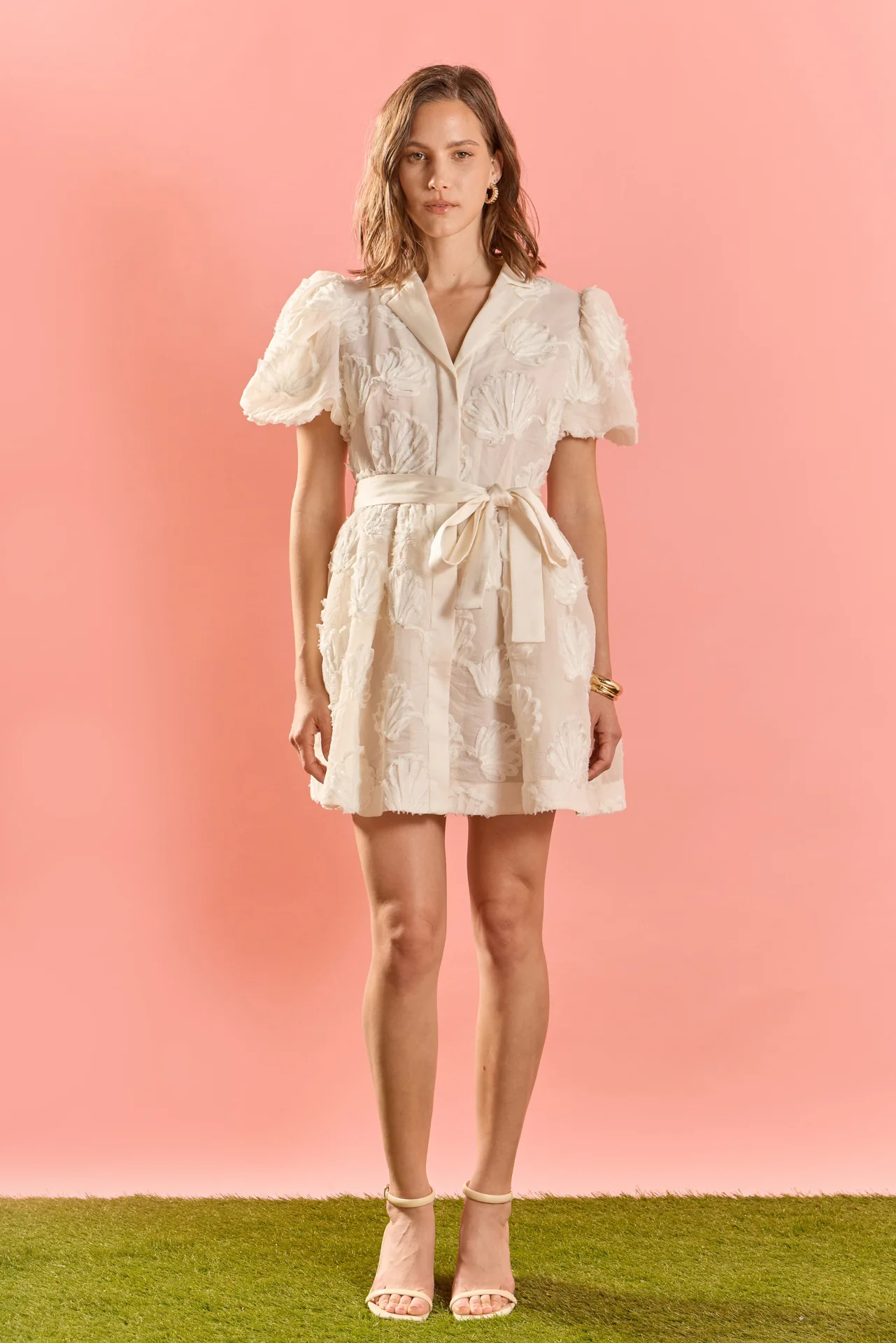 Shell Mini Shirt Dress | English Factory