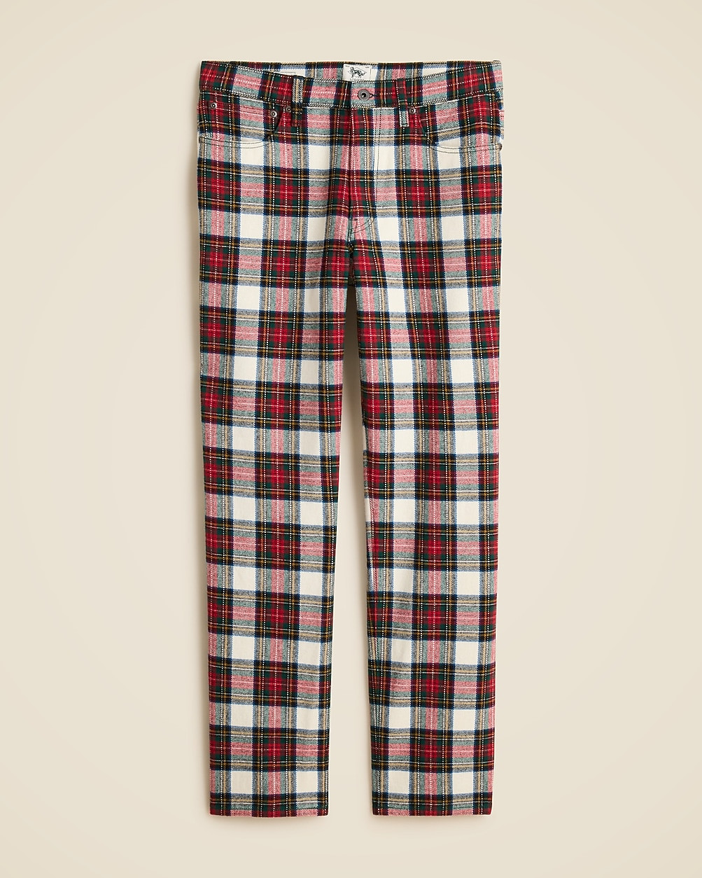 Classic five-pocket twill pant in Stewart tartan | J. Crew US