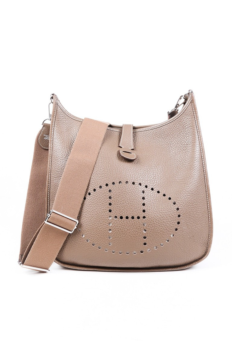 Hermes Evelyne III GM Etain Clemence Bag | Luxury Garage Sale | Luxury Garage Sale