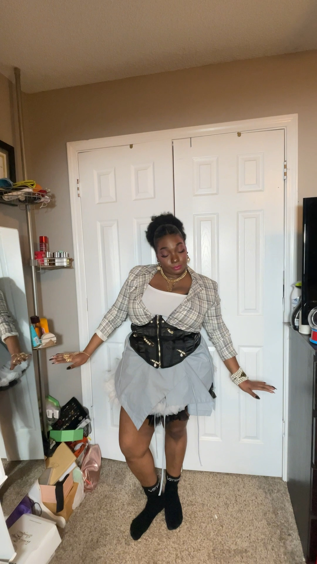 Y’all I swear on the days that I dress like this in my truest form unlocked I make the most sales there’s clearly something to it. I think people just know I’m a vibe. I will link everything similar to what I have on because not everything is available.

#LTKFindsUnder100 #LTKootd #LTKPlusSize