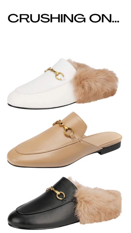 Loving these Gucci fur mule dupes - they look almost identical! Under $55

#LTKunder100 #LTKSeasonal
