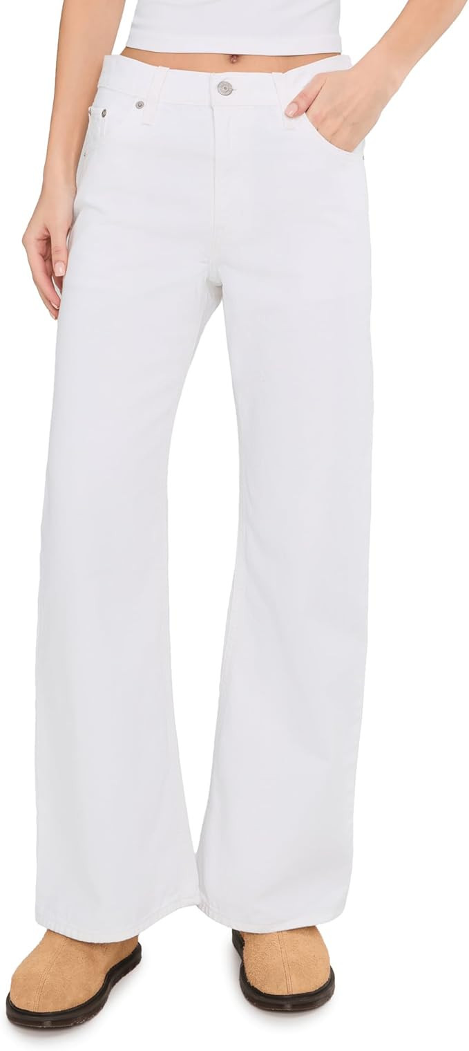 Amazon.com: Levi's Women's Middy Loose Boot Jeans, (New) Tooth Fairy (Non-Stretch), 28 : Clothing... | Amazon (US)