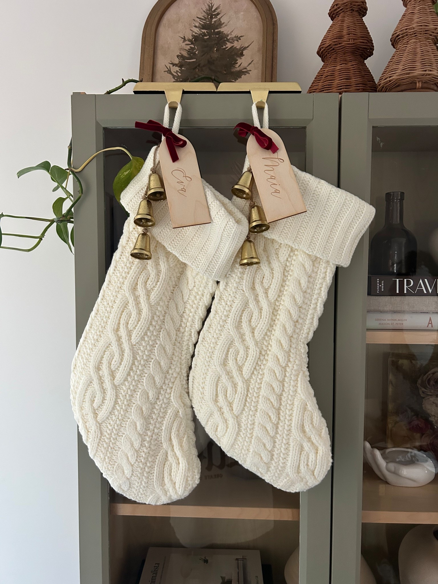 Stockings, stocking tags, jingle bells

#LTKHoliday