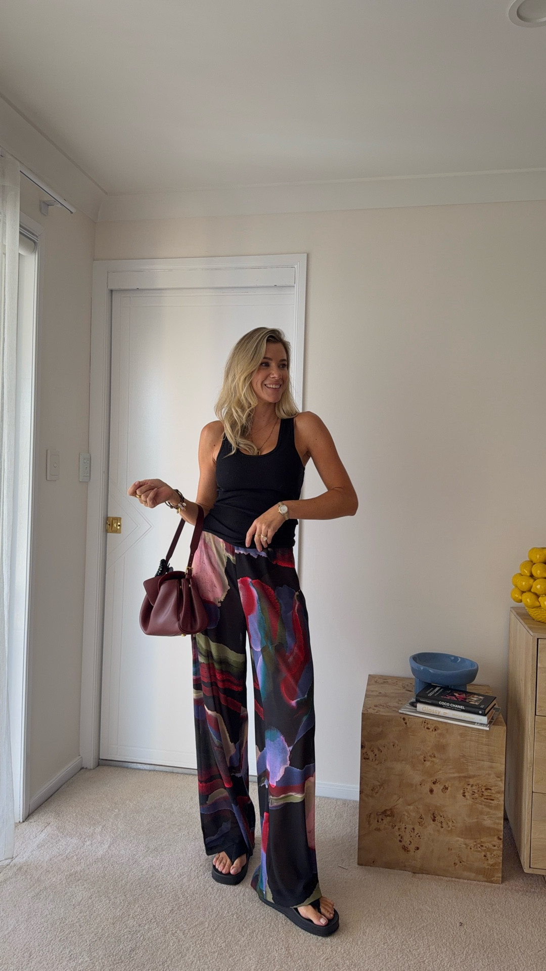 Off to kids’ afterschool activities wearing this light and easy outfit

Pants size M Meshki
Tank top size 10 DISSH
Sandals size EU 41 Twoobs
Bag Reh Studios

#LTKstyletip #LTKautumn #LTKaustralia