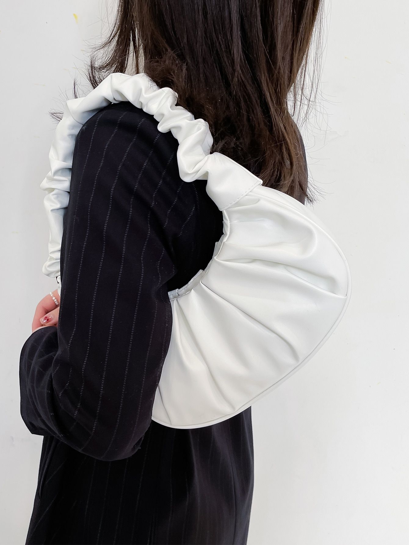 Ruched Shoulder Bag | SHEIN