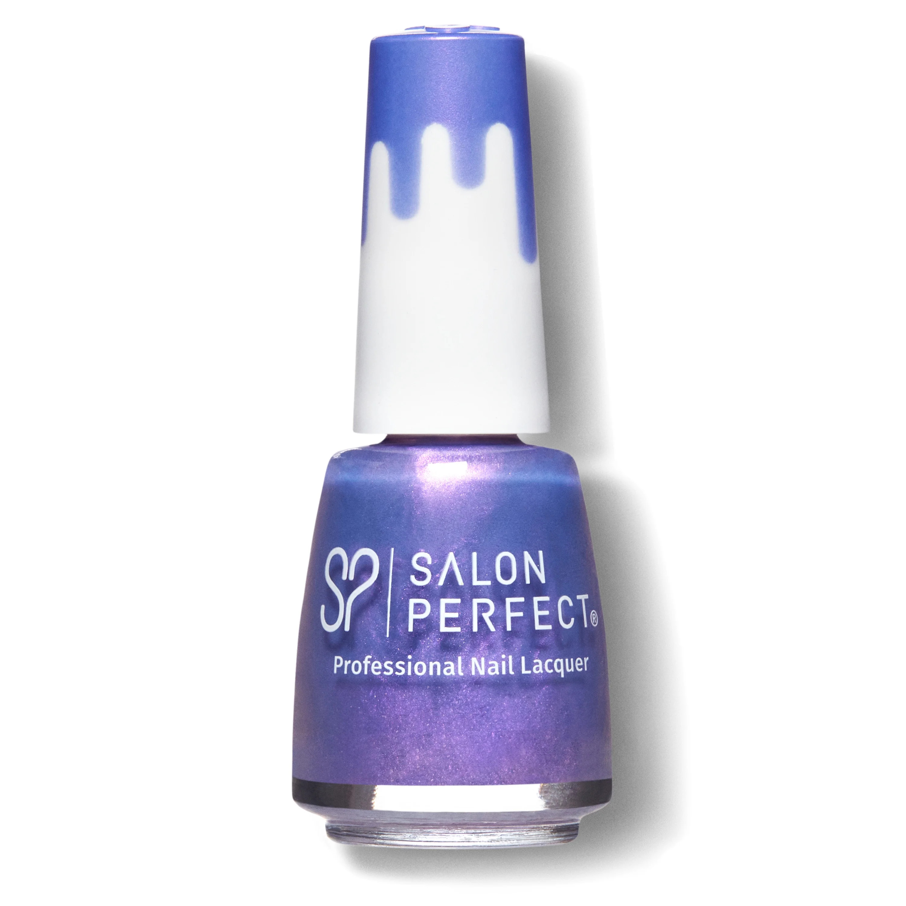 Salon Perfect Glazed Nail Polish, 383 Peek-a-Blue, Purple Blue Glaze, 0.5 fl oz | Walmart (US)