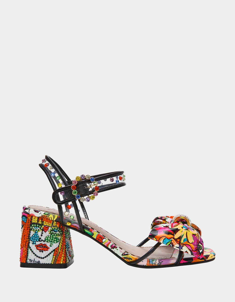 ARDELL Bright Multi Strappy Block Heel Women's Heel | Betsey Johnson