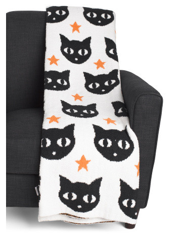 50x70 Cats Feather Knit Throw | TJ Maxx