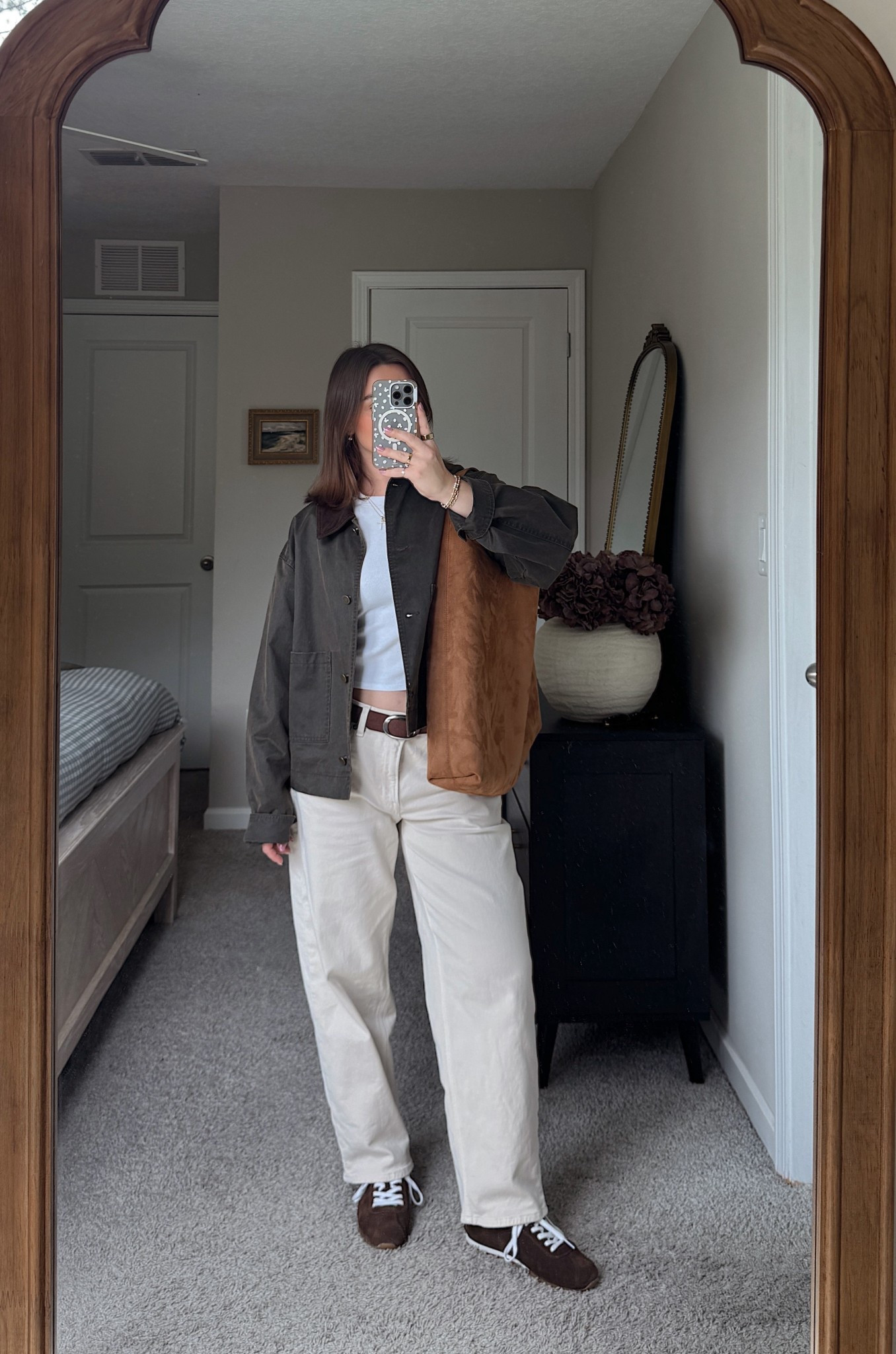 Barn jacket, Casual fall outfit, early fall outfit, autumn outfit inspo, aesthetic style, Pinterest girl, styling, autumn pinterest inspired style, casual outfits, everyday style, outfit styling

#barnjacket #earlyfallstyle #casualfalloutfit #falloutfitinspo #ootdfall #fallstyle2025 #everydayoutfit #realoutfits #ootdreel #fallwardrobe