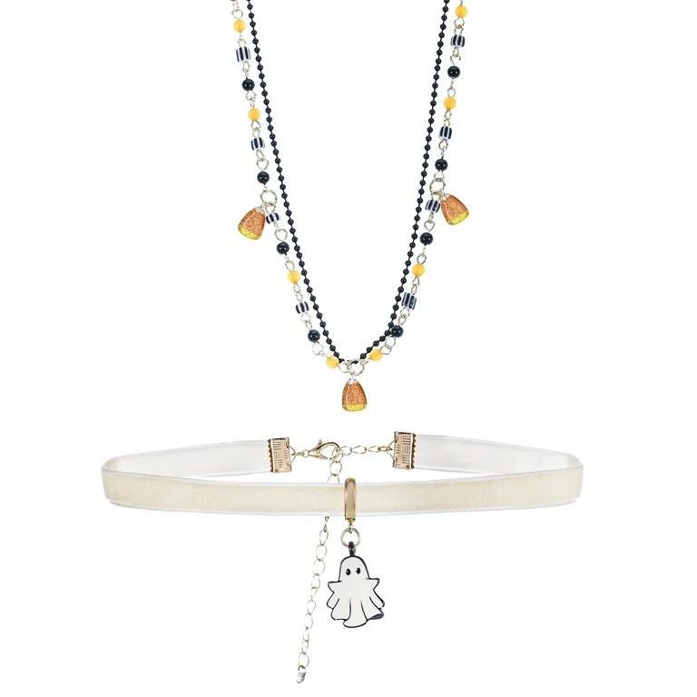 Way to Celebrate Halloween Ghost Choker Set, 2 Pieces | Walmart (US)