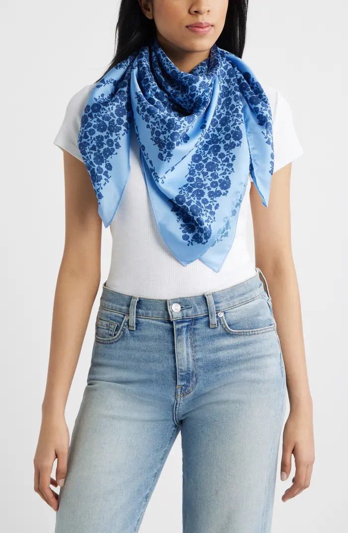 Oversize Square Satin Scarf | Nordstrom