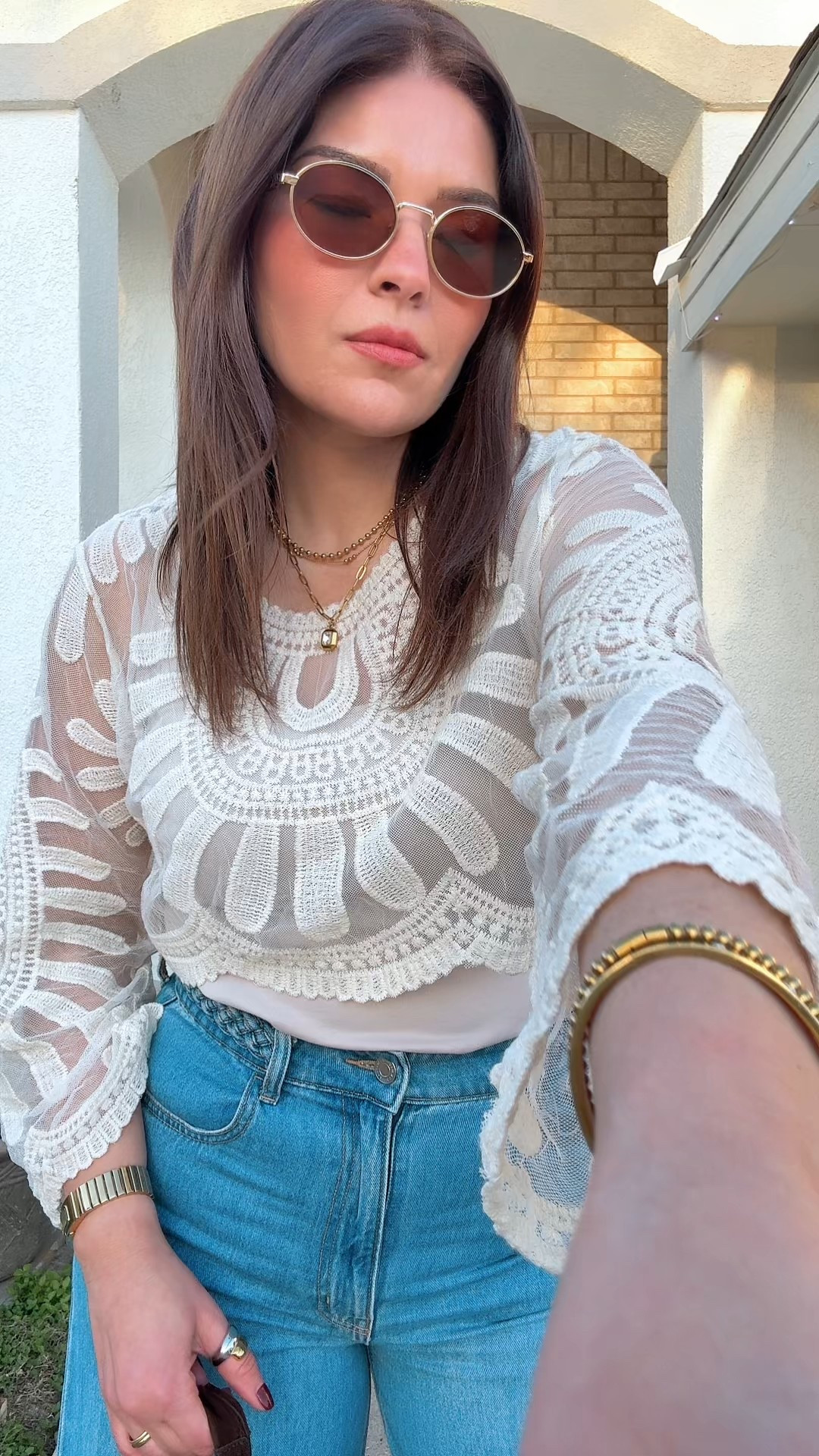 Scallop Trim Top

#LTKMidsize #LTKootd #LTKOver40