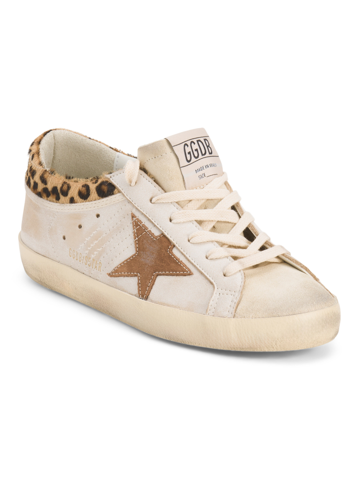 Made In Italy Leather Distressed Sneakers | Casual Sneakers | Marshalls | Marshalls