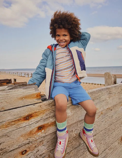 Borg Mix Jacket | Boden (US)