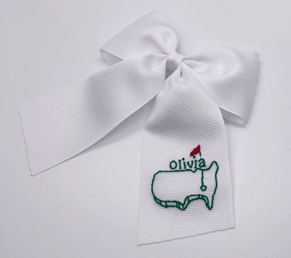 MASTERS Hand-embroidered Bow | Etsy | Etsy (US)