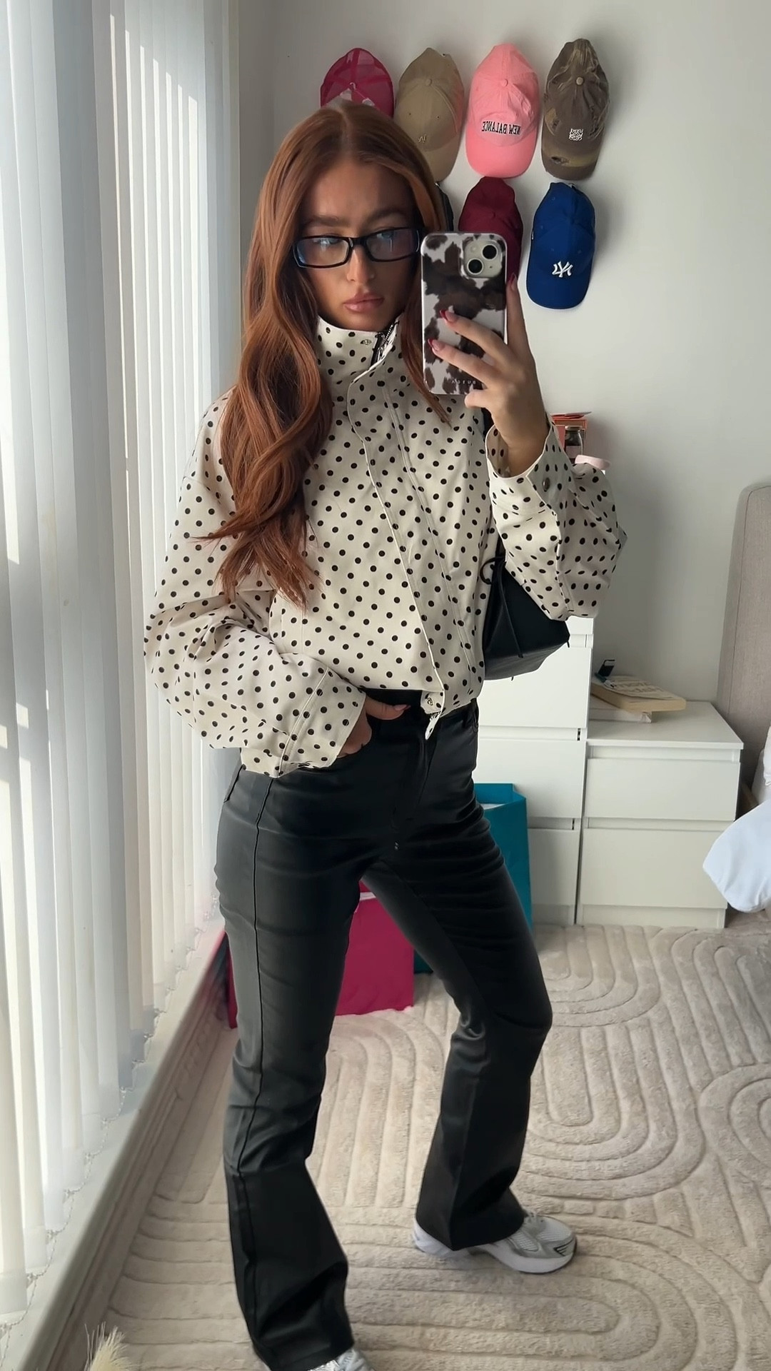 Bringing back leather trousers!!

-Leather -Polkadot -Everyday -Casual -Black -Coolgirl -Petite -Fake glasses

#LTKpetite #LTKstyletip #LTKuk