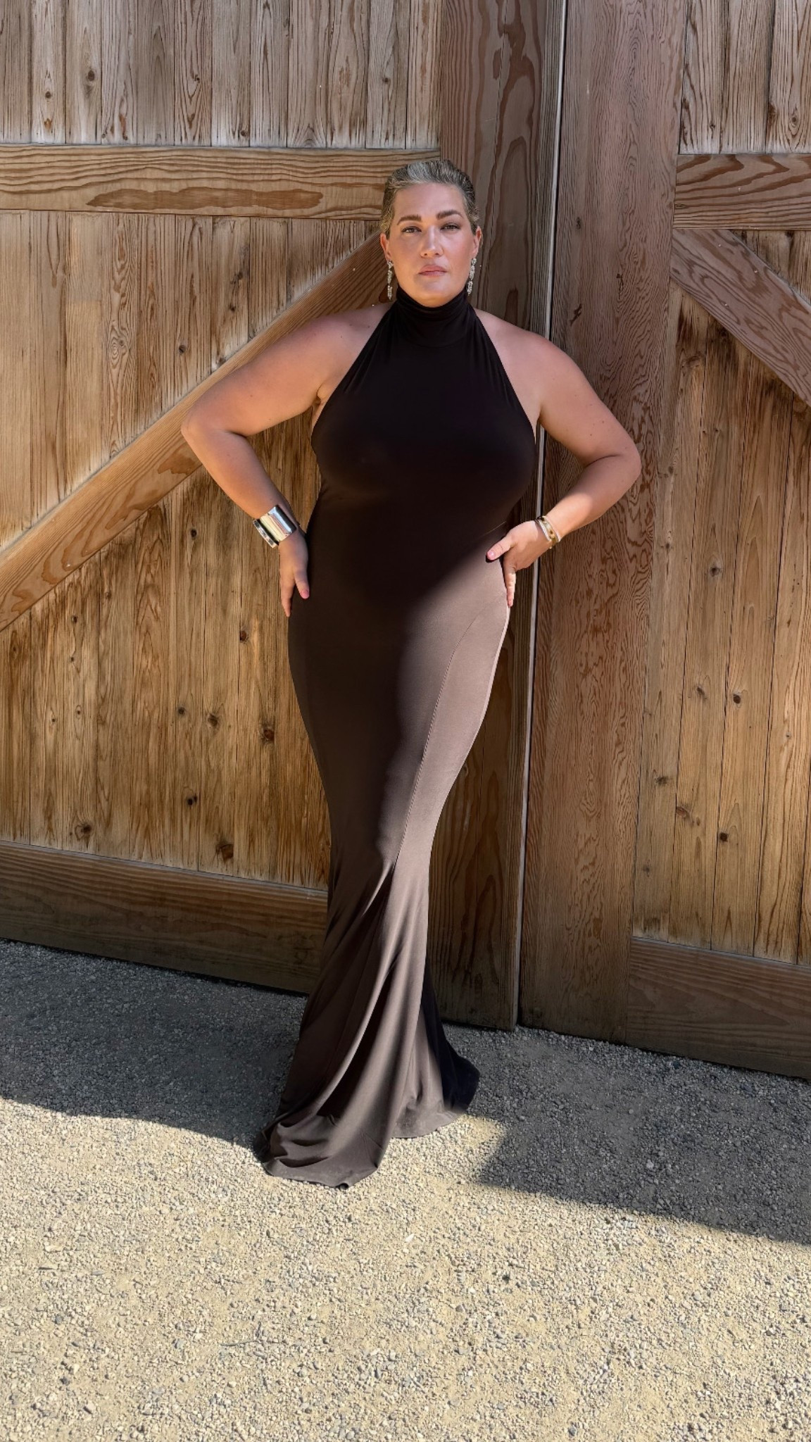 Modern day Sharon Stone. This dress gave chic, simple and classic every step of the way  

#LTKWedding #LTKParties #LTKSummerEdit