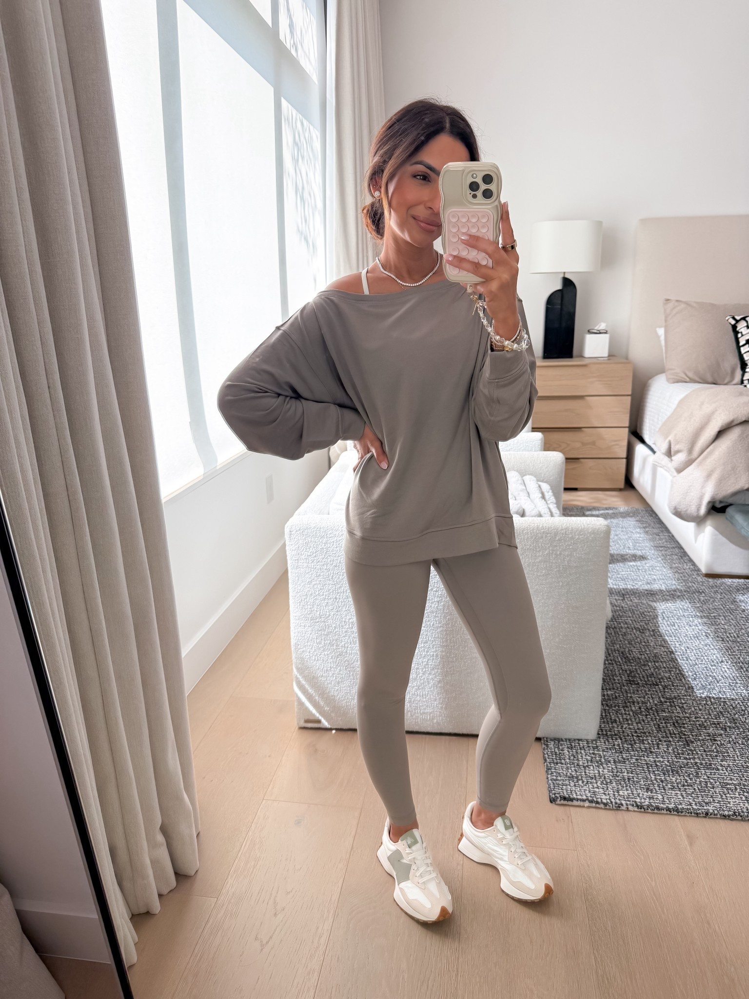 Loved this comfy outfit today! I have my true size XS in this oversized top, it's insanely soft!! Wearing a size 4 in leggings 

#LTKPetite #LTKStyleTip #LTKActive