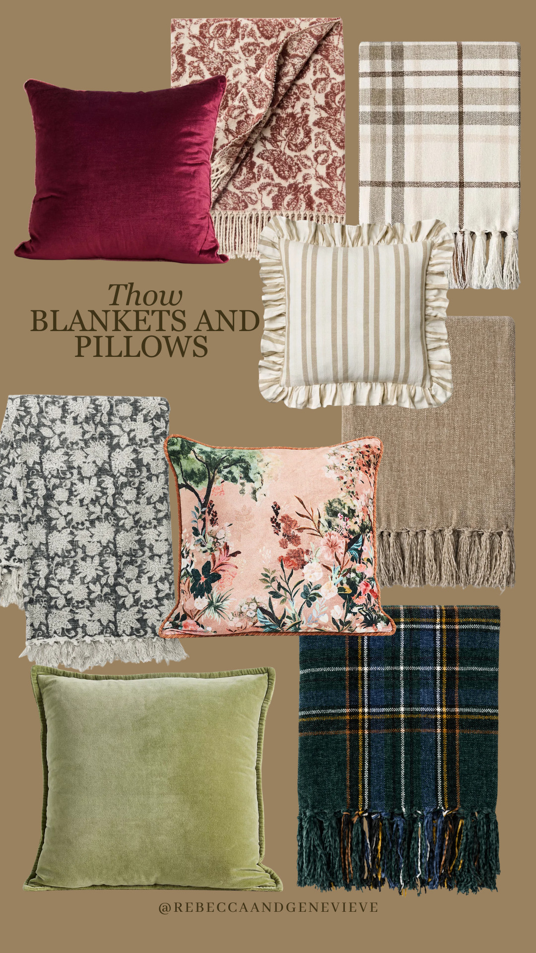 Throw Blankets and Pillows 

 #LTKSeasonal #LTKHome