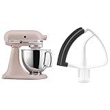 KitchenAid Artisan Series Stand Mixer, 5 Quart, Feathered Pink​ & KFE5T Flex Edge Beater (for Artisa | Amazon (US)