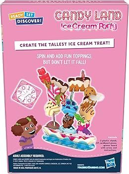 Hasbro Gaming Candy Land Ice Cream Party Preschool Game for 2-4 Players, Games for Preschoolers, ... | Amazon (US)