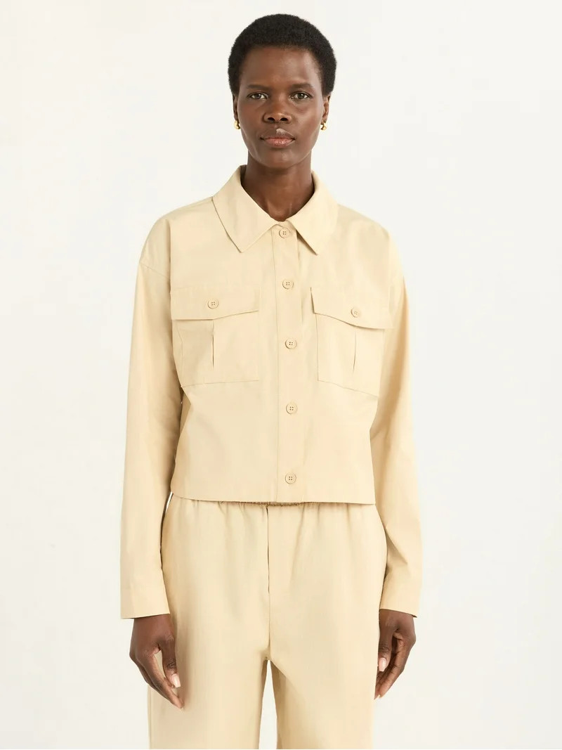 Scoop Women’s Oversized Shacket, Sizes XS-XXL | Walmart (US)