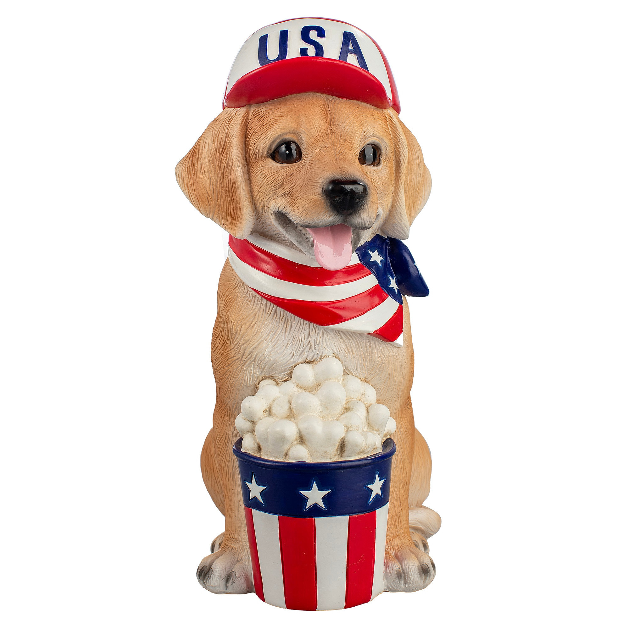 Holiday Living Indoor Free standing Labrador Dog 4th of July Decor one_size | IAPT-014 | Lowe's