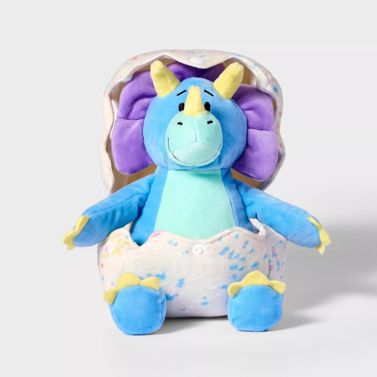 9.5" Purple Triceratops in Egg Stuffed Animal - Gigglescape™ | Target