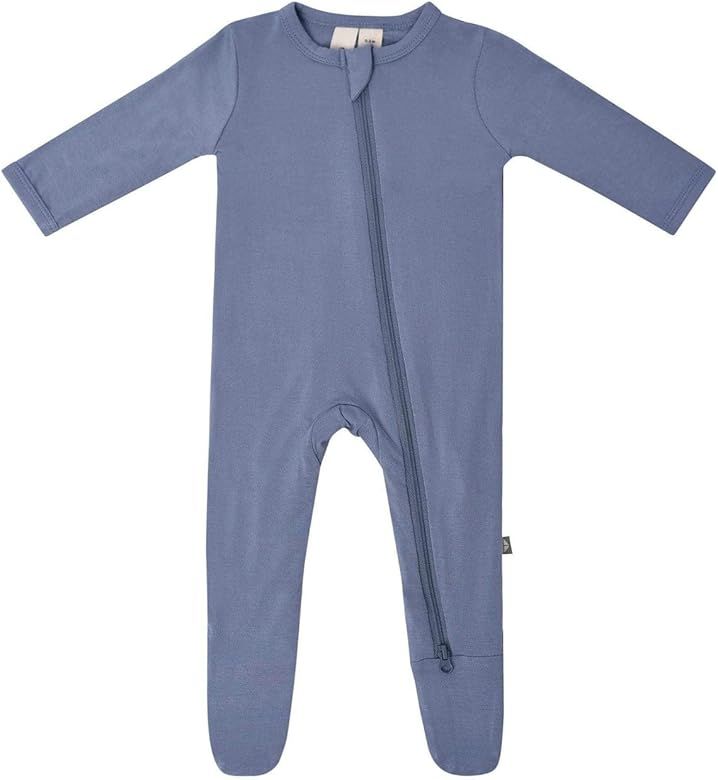 KYTE BABY Soft Bamboo Rayon Footies, Zipper Closure, 0-24 Months | Amazon (US)